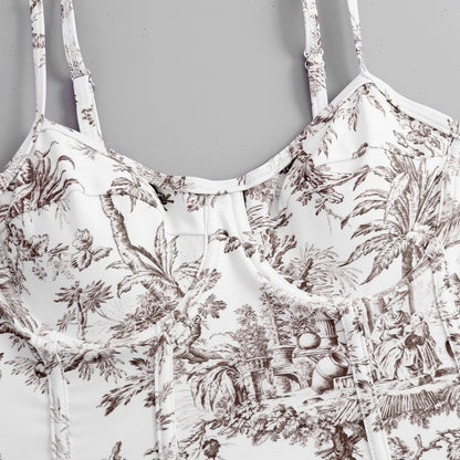 1 Dior Print Bikini Set