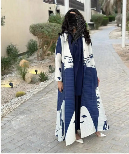 Modern Ramadan Kaftan with Waist Belt