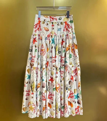 Dolce Latest Capri skirt set