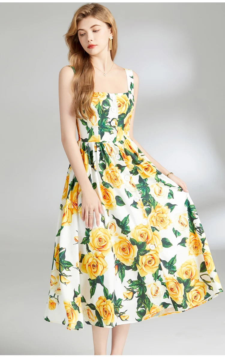 Yellow Rose Dolce Dress
