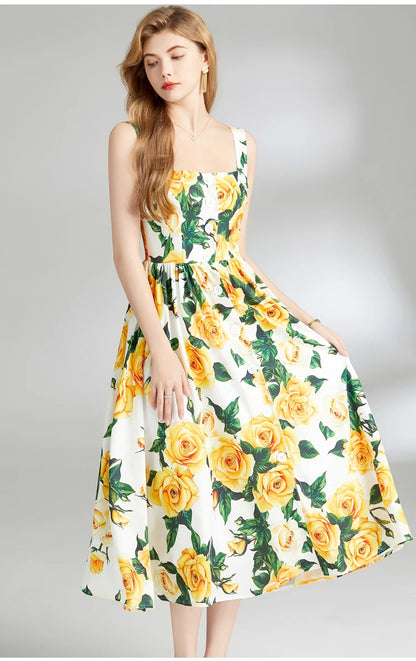 Yellow Rose Dolce Dress