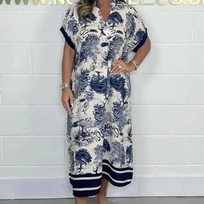 Dior Print Satin Dress