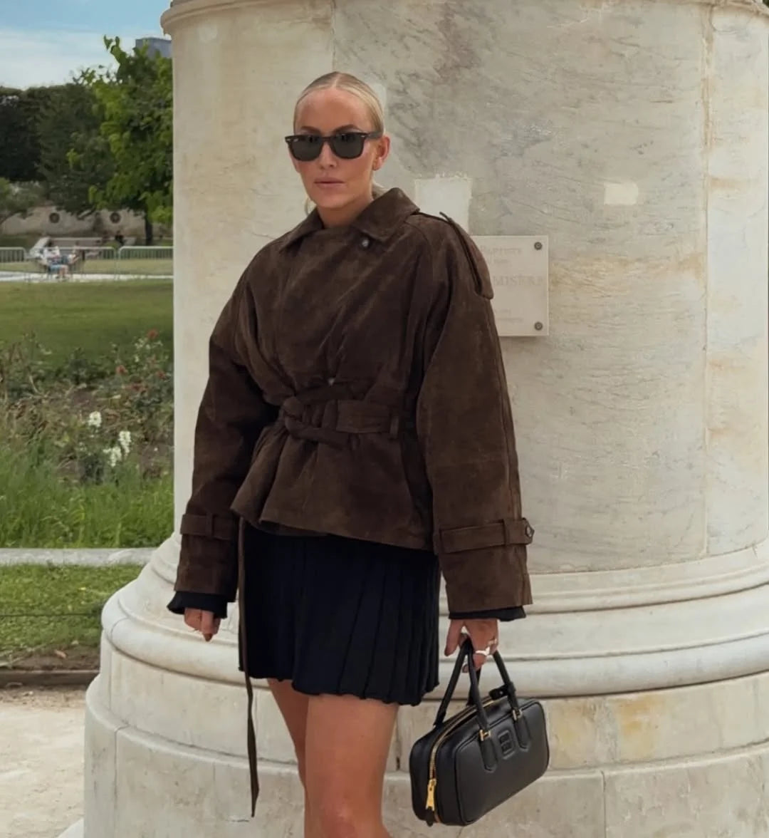 Trending Brown Suede Jacket