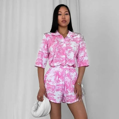 Summer Soft Shorts Set