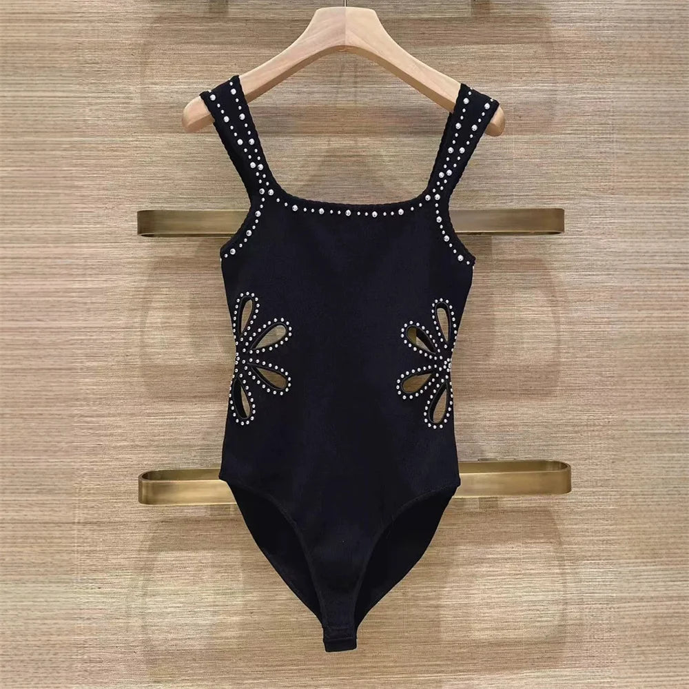 Side cut out flower sandro maje