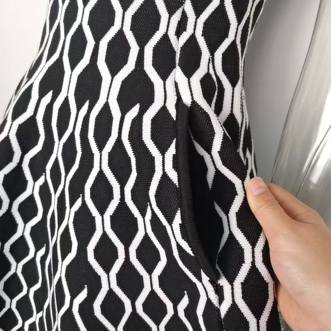 Maje Jacquard Vintage A-line