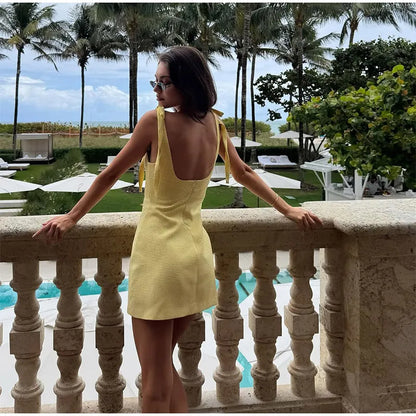 1 Starfish Sequins embroidered Mini Dresses