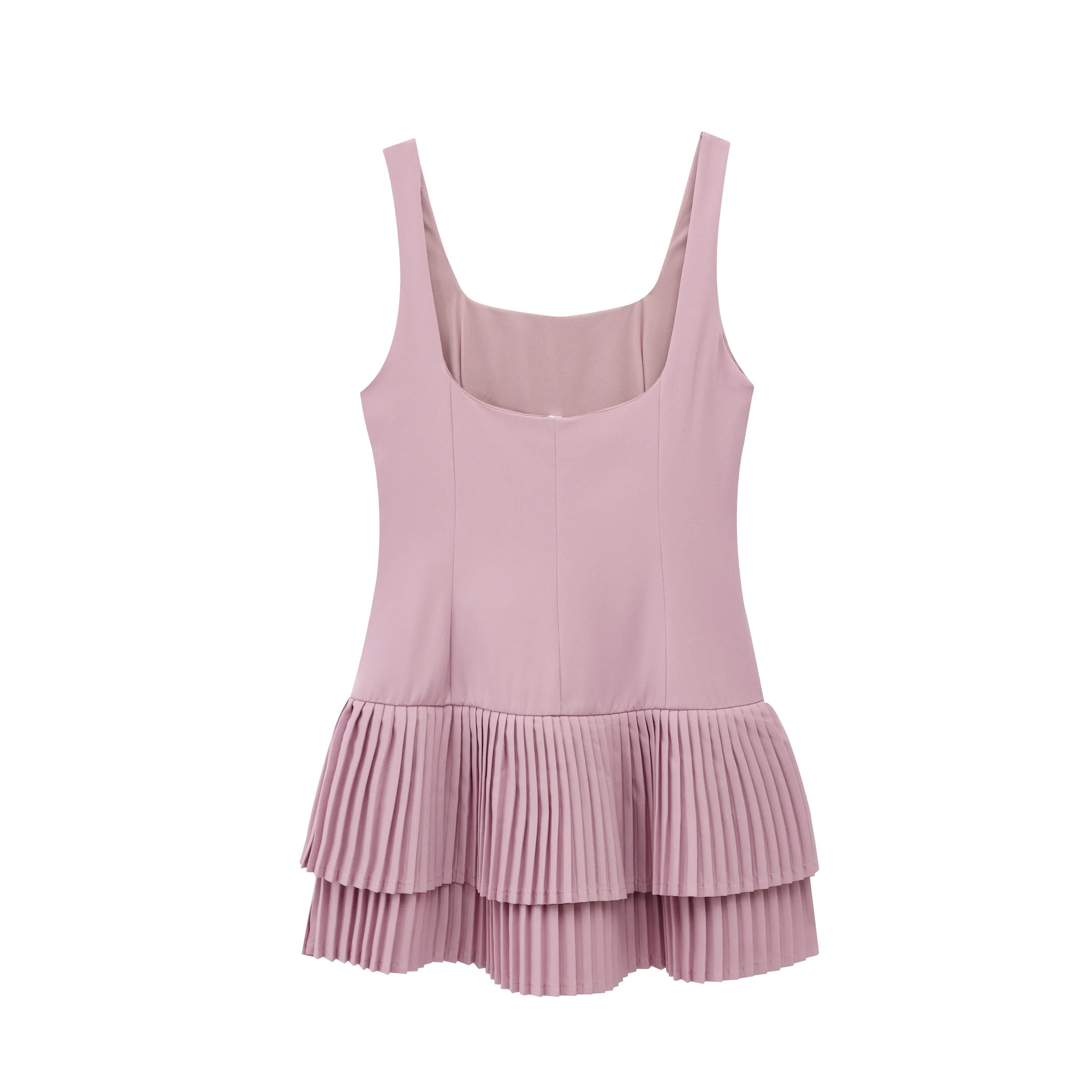 Casual Mini Dress Square Neck