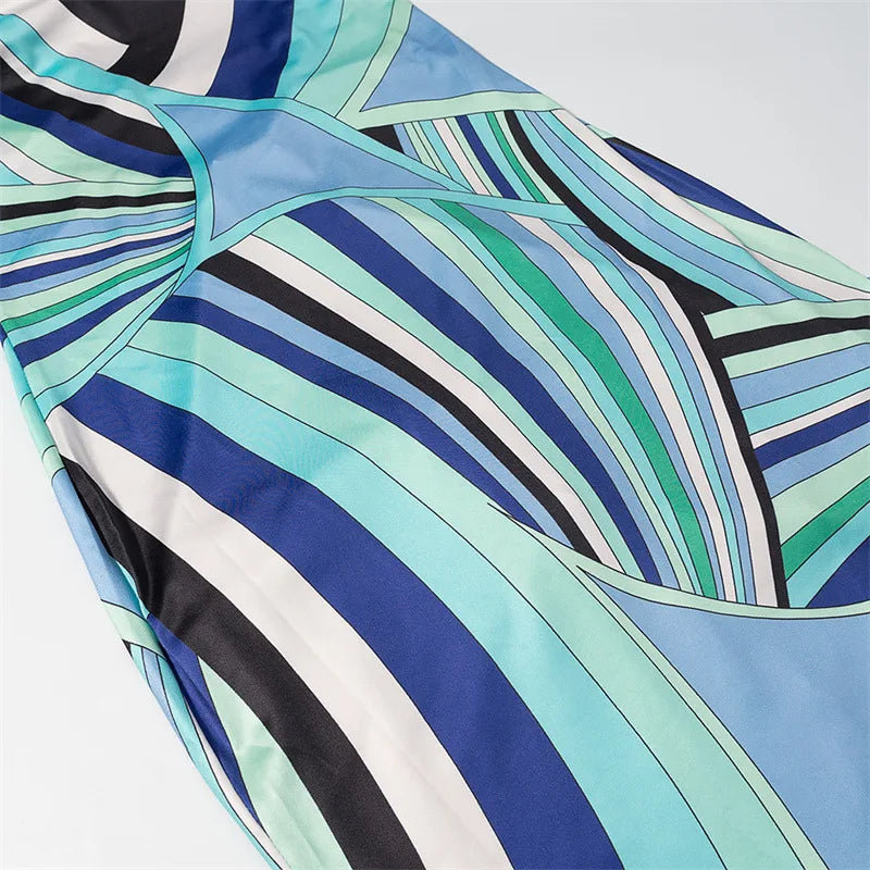 Pucci halterneck neck Long dress