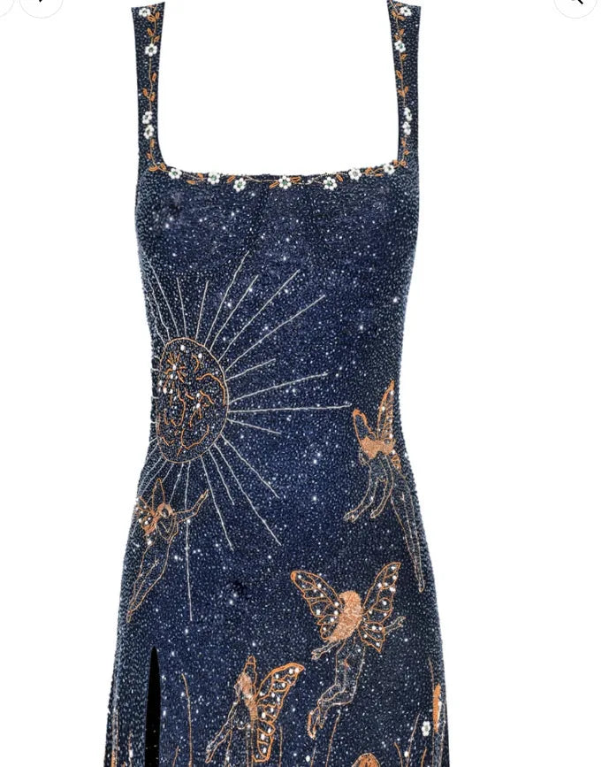 Clio Party Blue Mini Dress