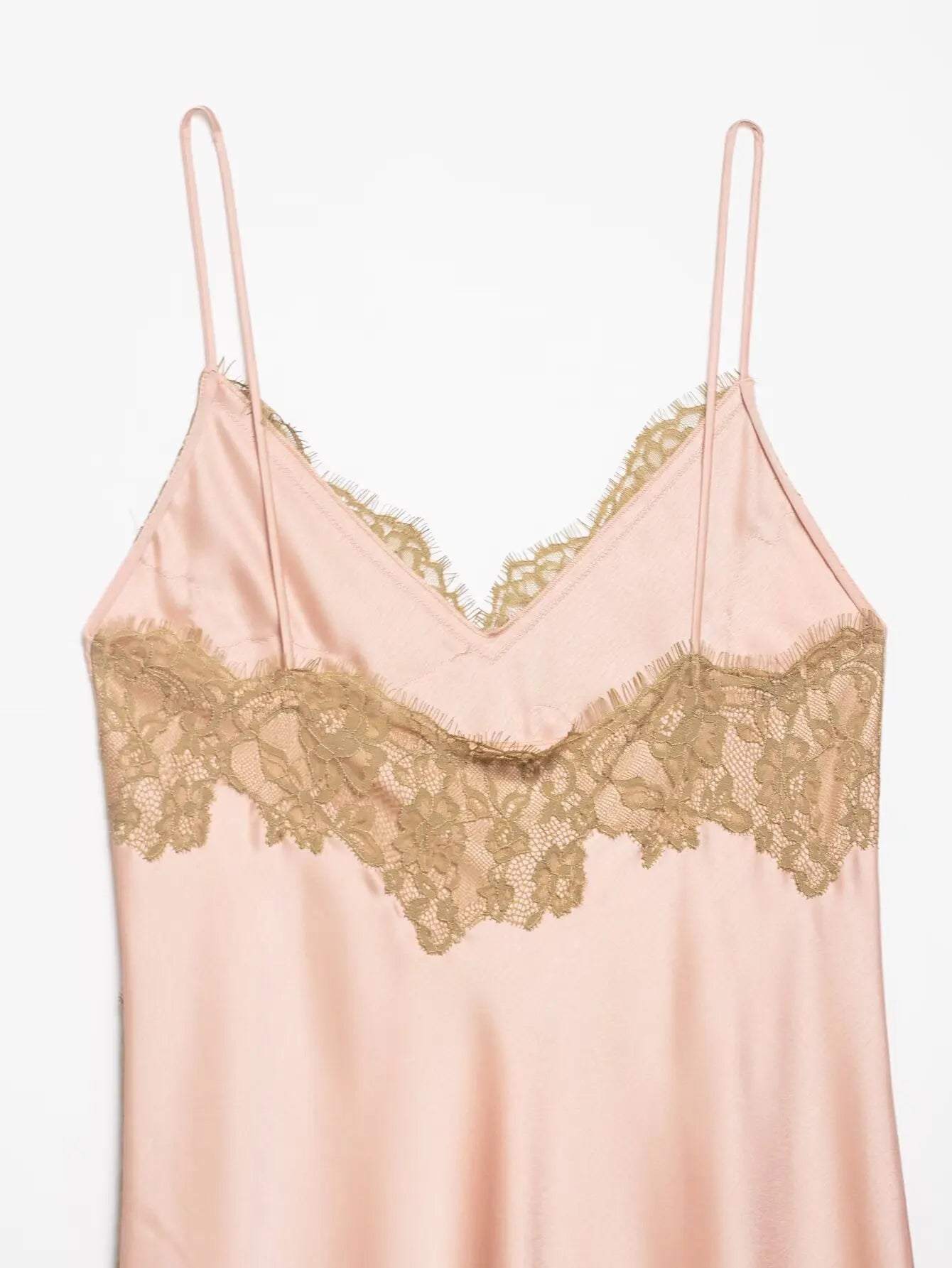 Zara Satin Lace Dress Summer