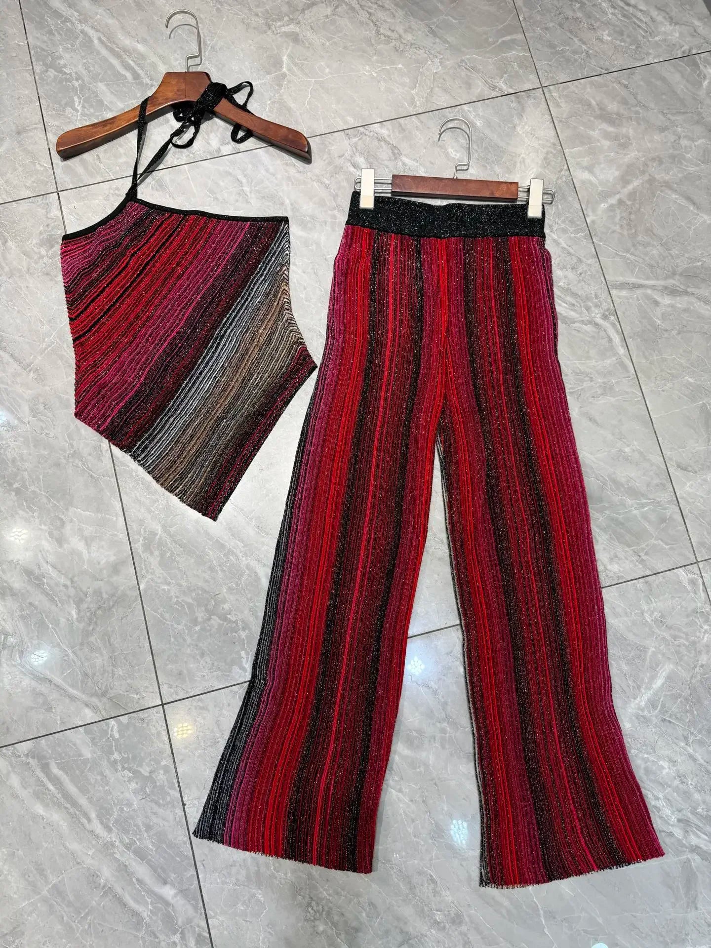 Missoni zig zag Metallic Sequined Striped