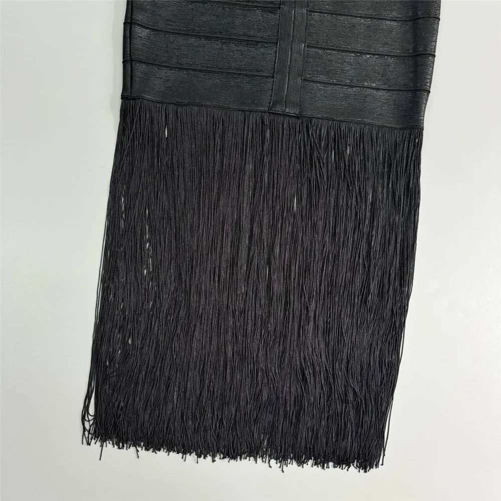 Bandage Tassel fringe Dress