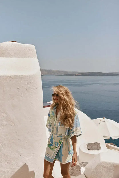 Greece Skorts shorts Set