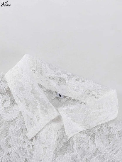 White Lace 2 Pieces Set