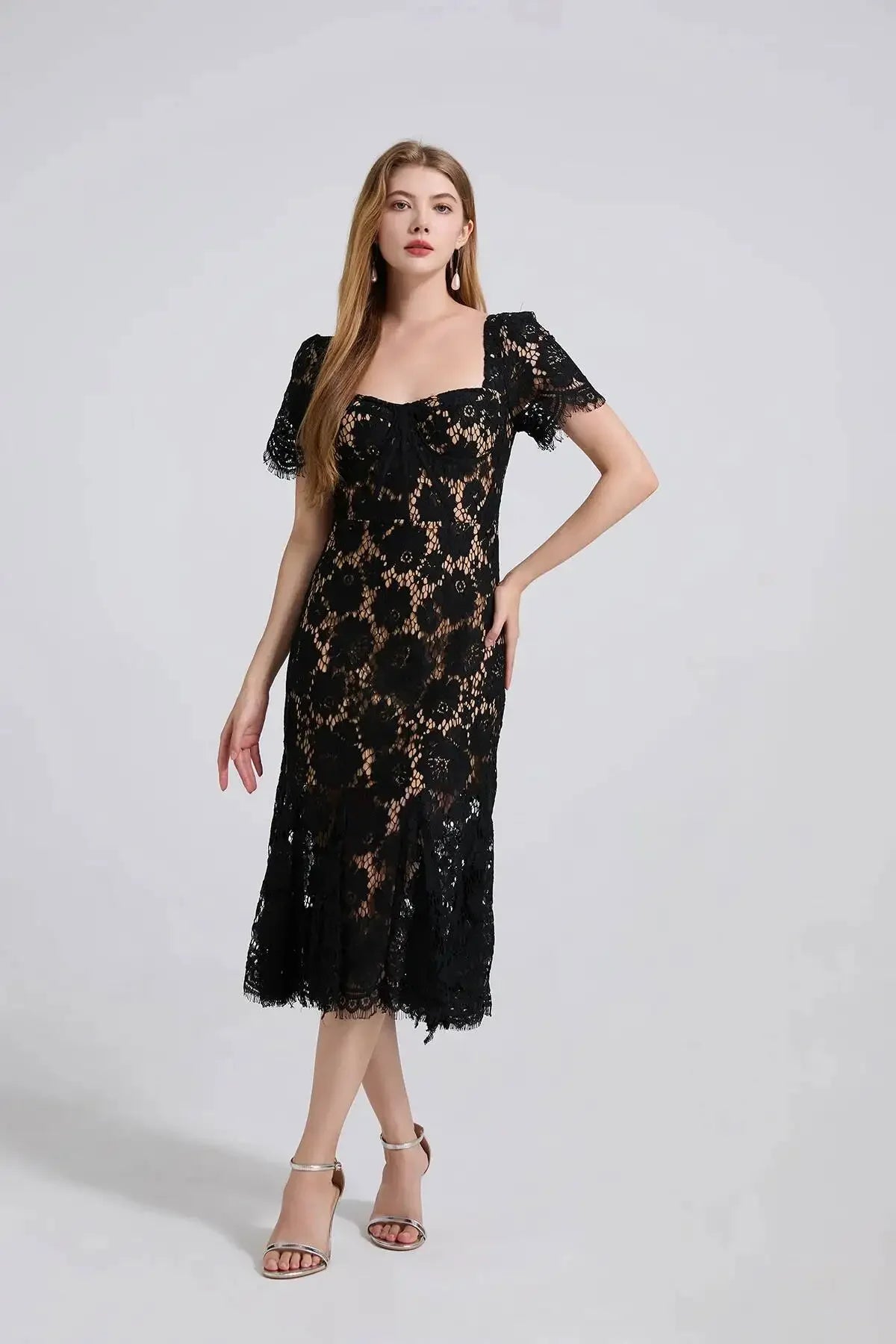 Sexy Elegant Lace Formal Dress