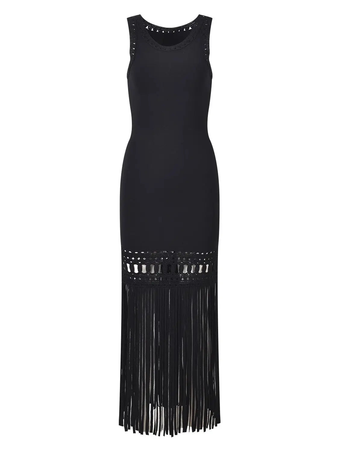 Tassel fringe knit Dress