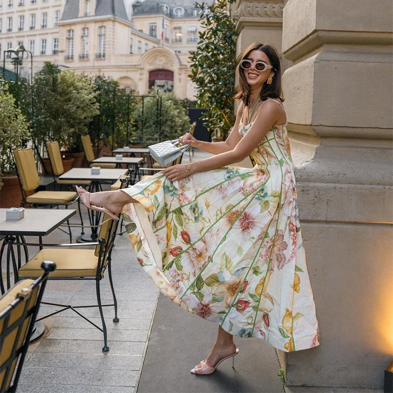 Floral Long Summer dress