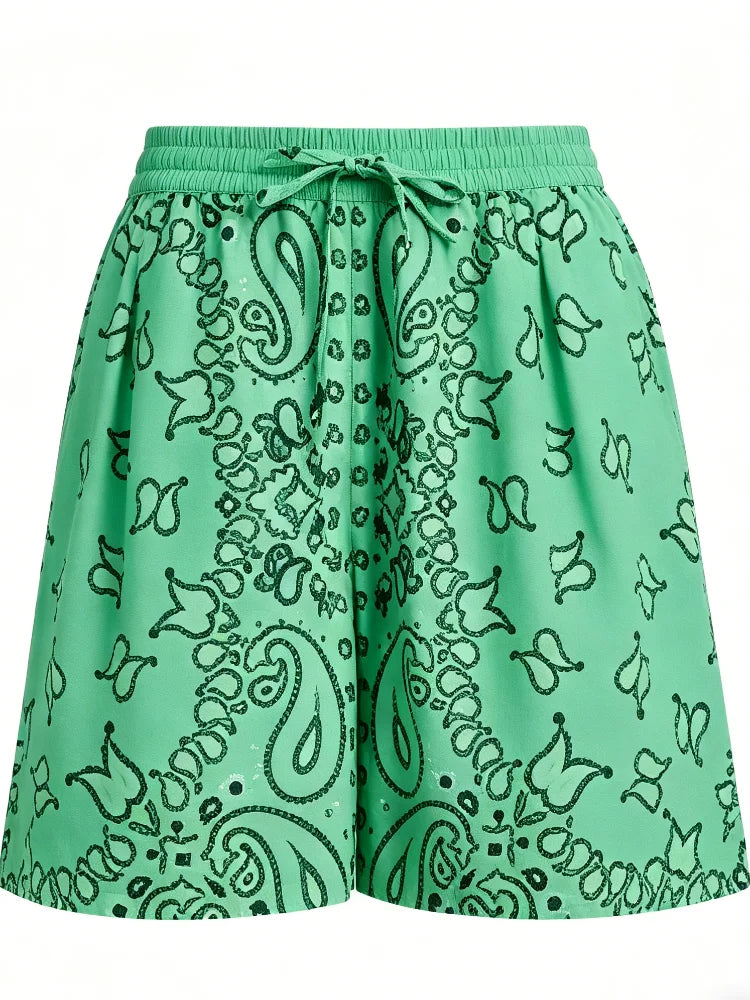 Boho shorts set