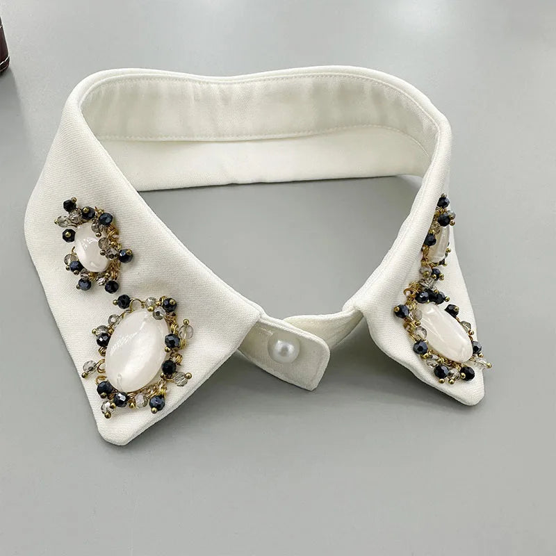 Embellished shirt collar- The royals collection