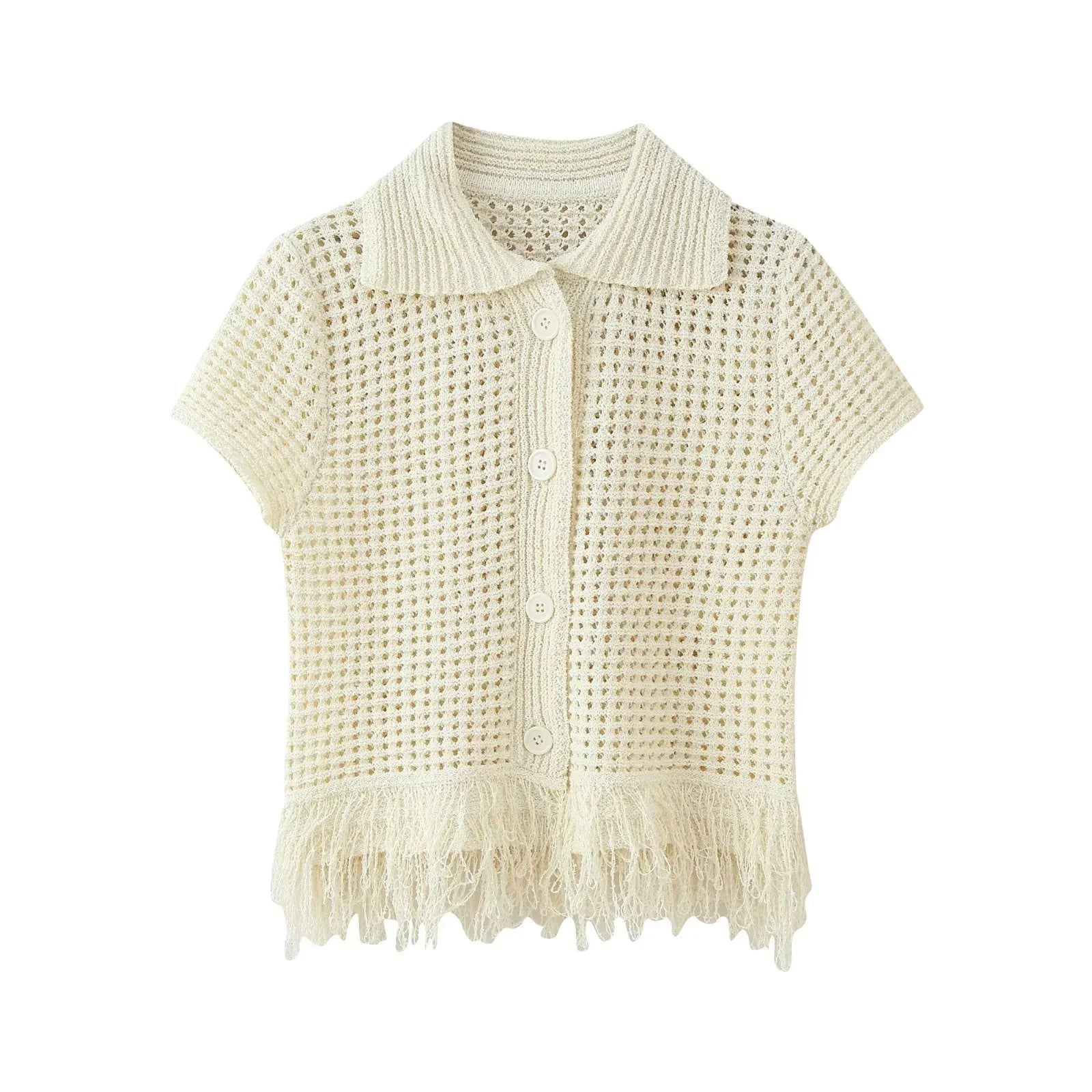 Summer Elegant Knitted Tassel Set