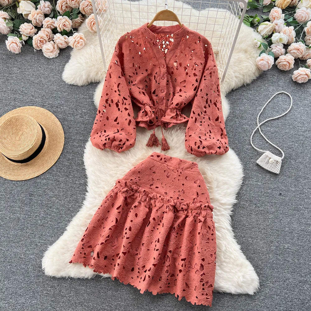 Summer Trendy skirt Set