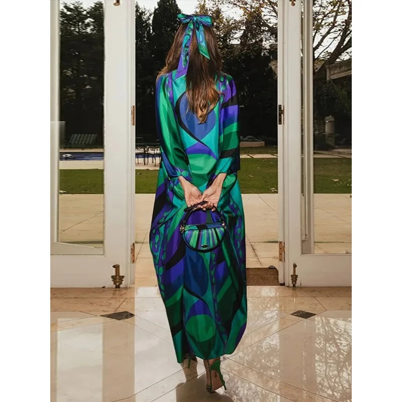 Celebrity Pucci print kaftan