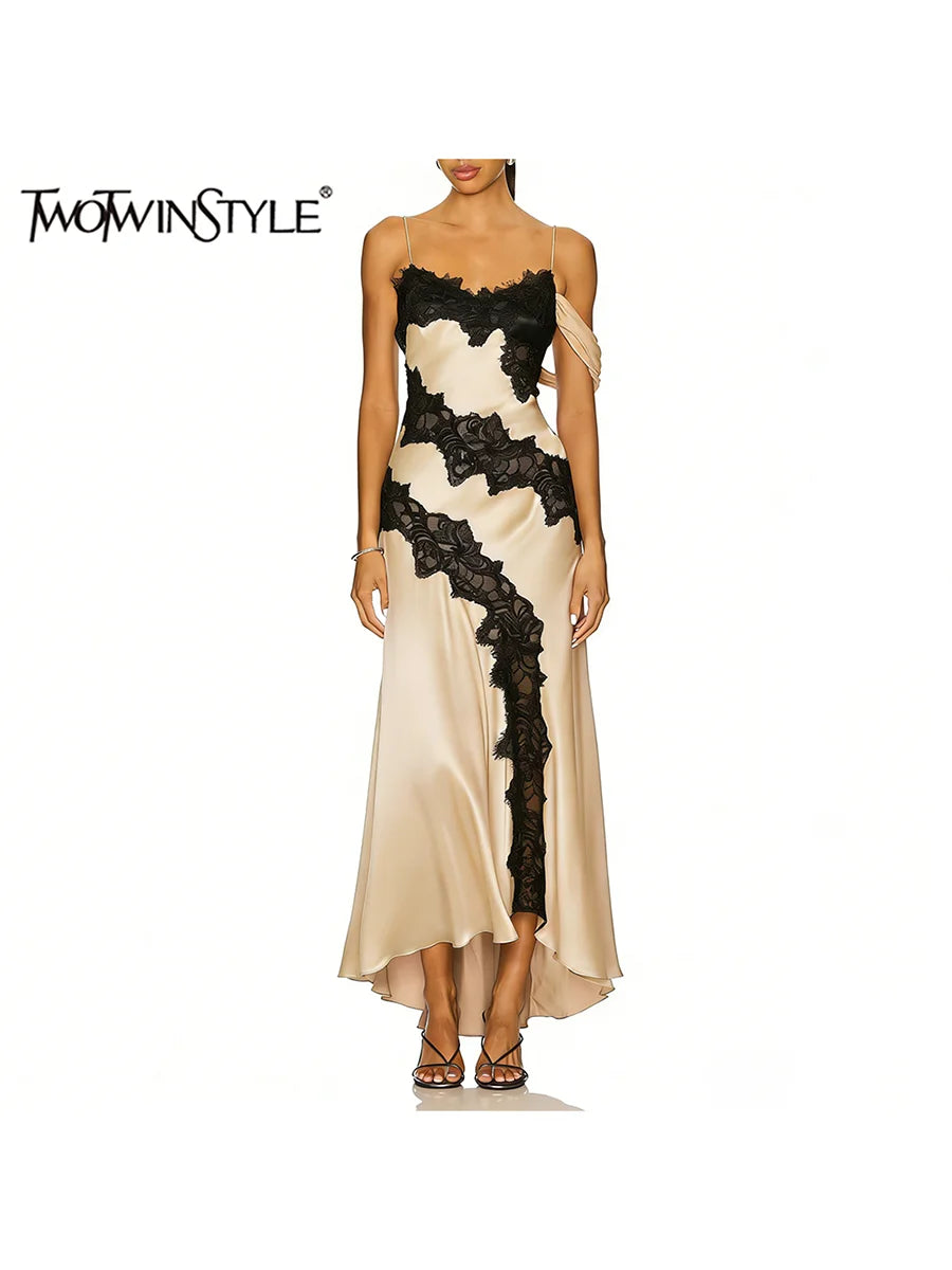 Satin Lace Dresses