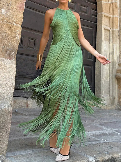 Celebrity TAssel dress