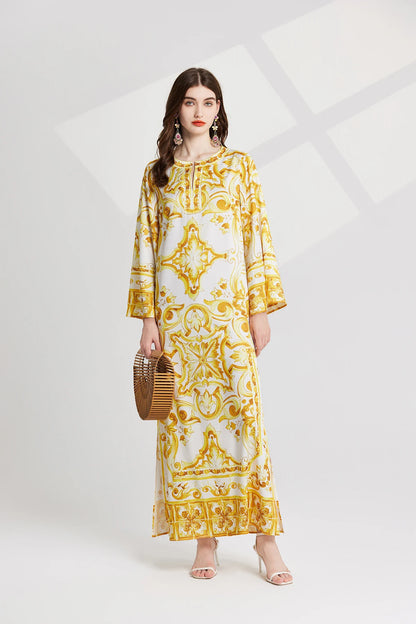 Yellow Red Blue and White Porcelain Dolce