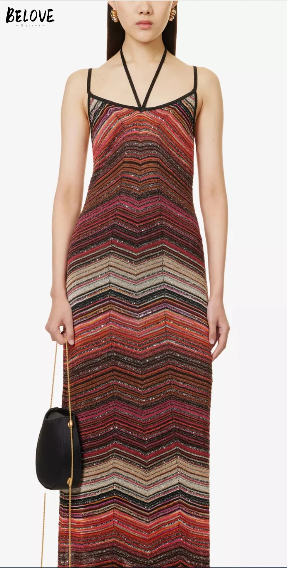 Missoni vibes zig zag dress - Shellss