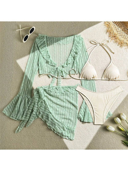 4PCS Bikini set