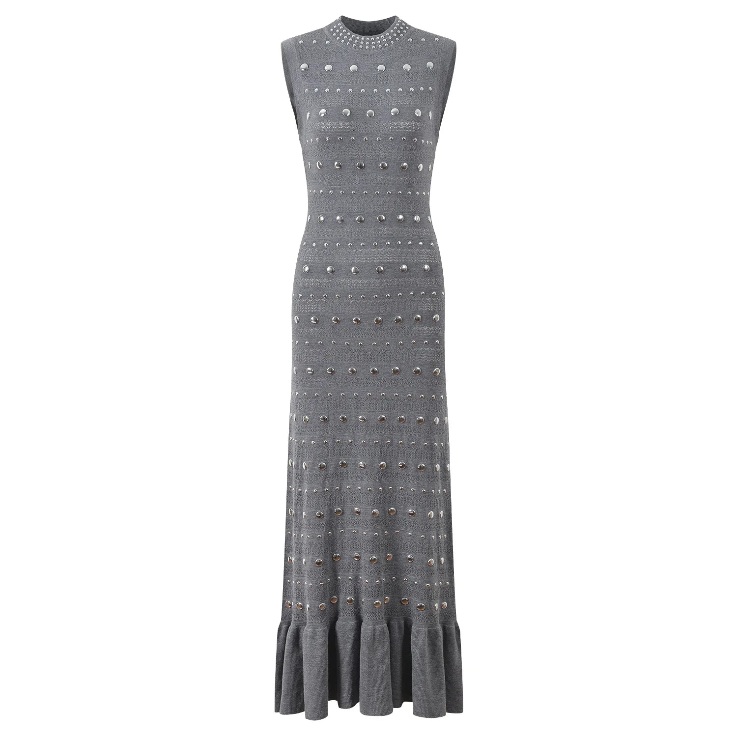 Classy Sandro Riveted Grey - Same day delivery - Shellss
