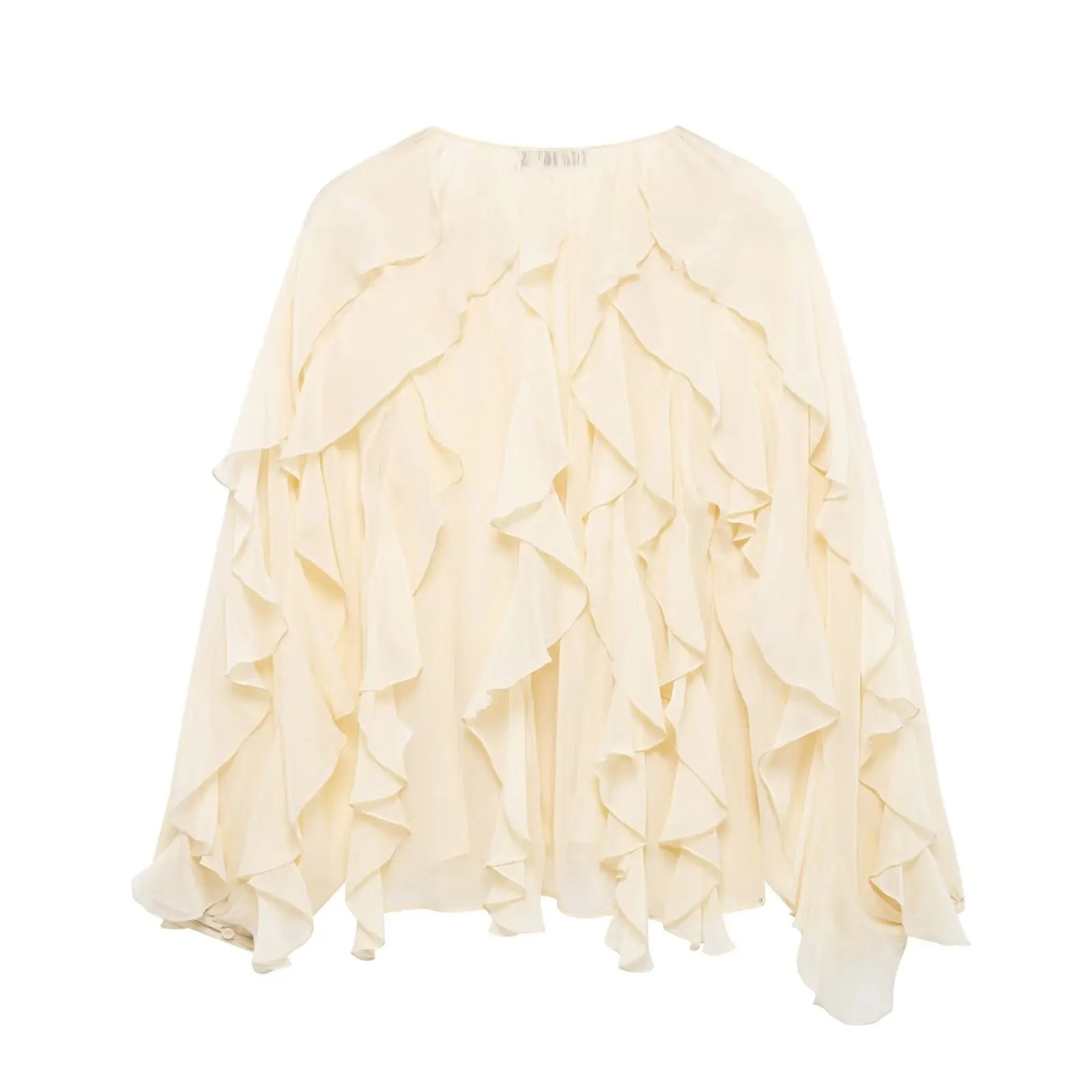Summer Ruffle frills Top - Shellss