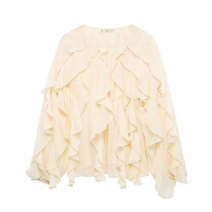 Summer Ruffle frills Top