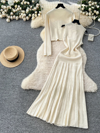 Vintage Knitted Two Piece Sets