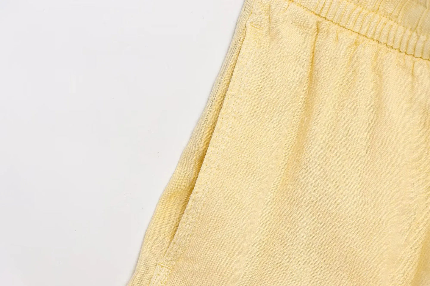 Yellow Summer shorts co ord set