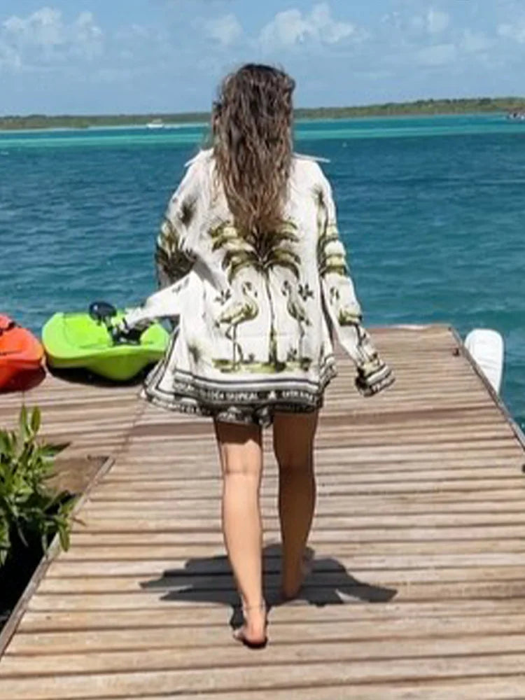 1 Palm shirt & shorts
