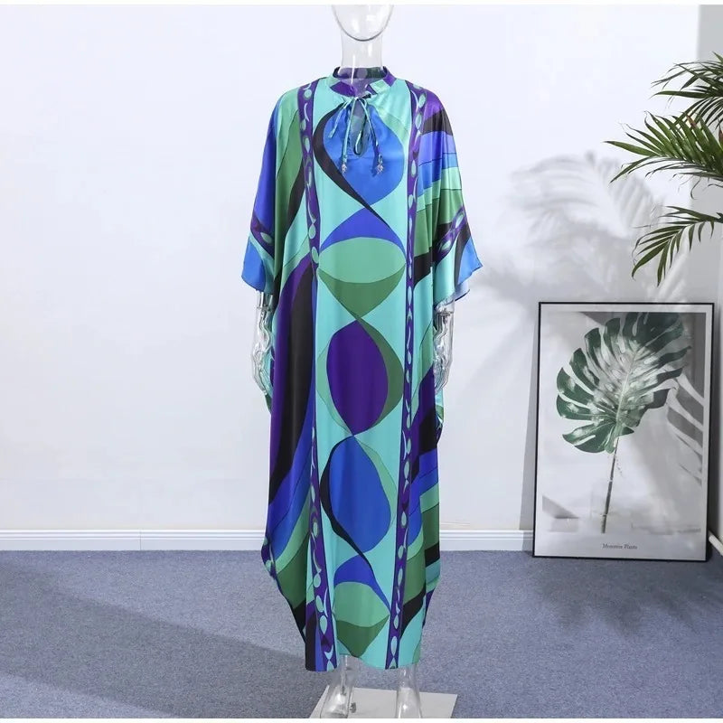 Celebrity Pucci print kaftan