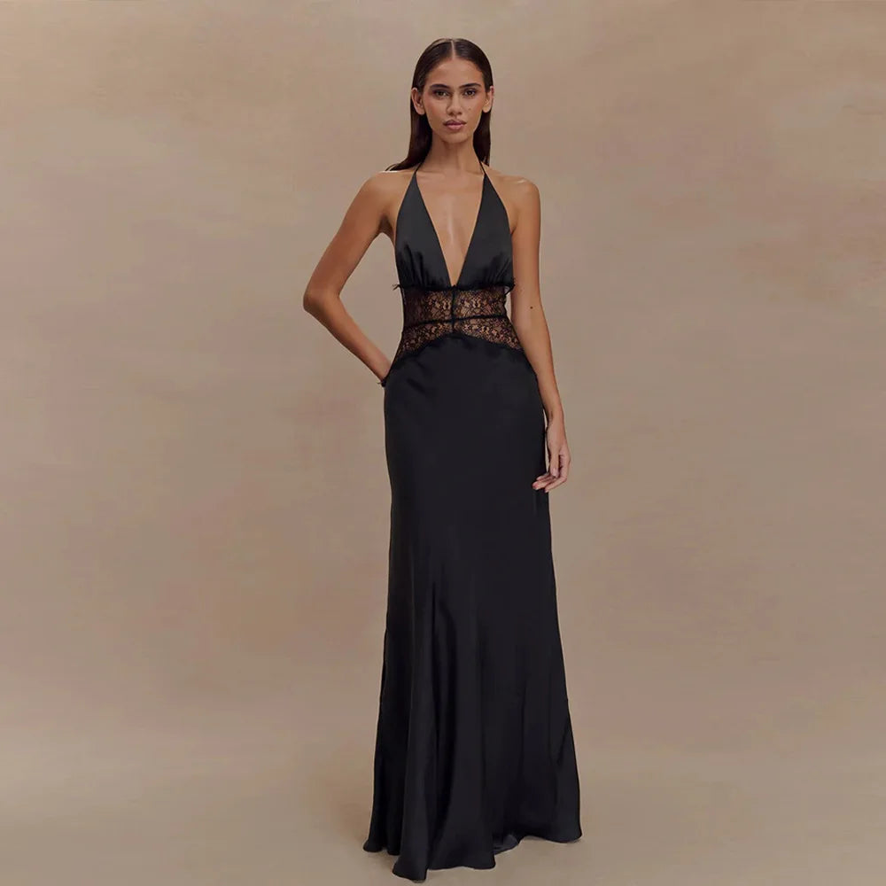 Summer Lace Halter Dreamy silk