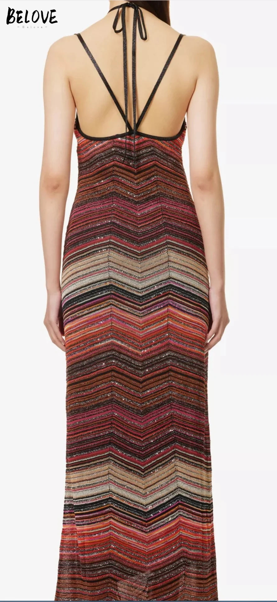 Missoni vibes zig zag dress - Shellss
