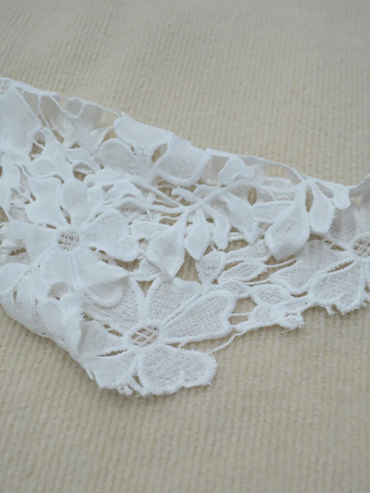 1 shoulder Lace Bandage Dress - Shellss