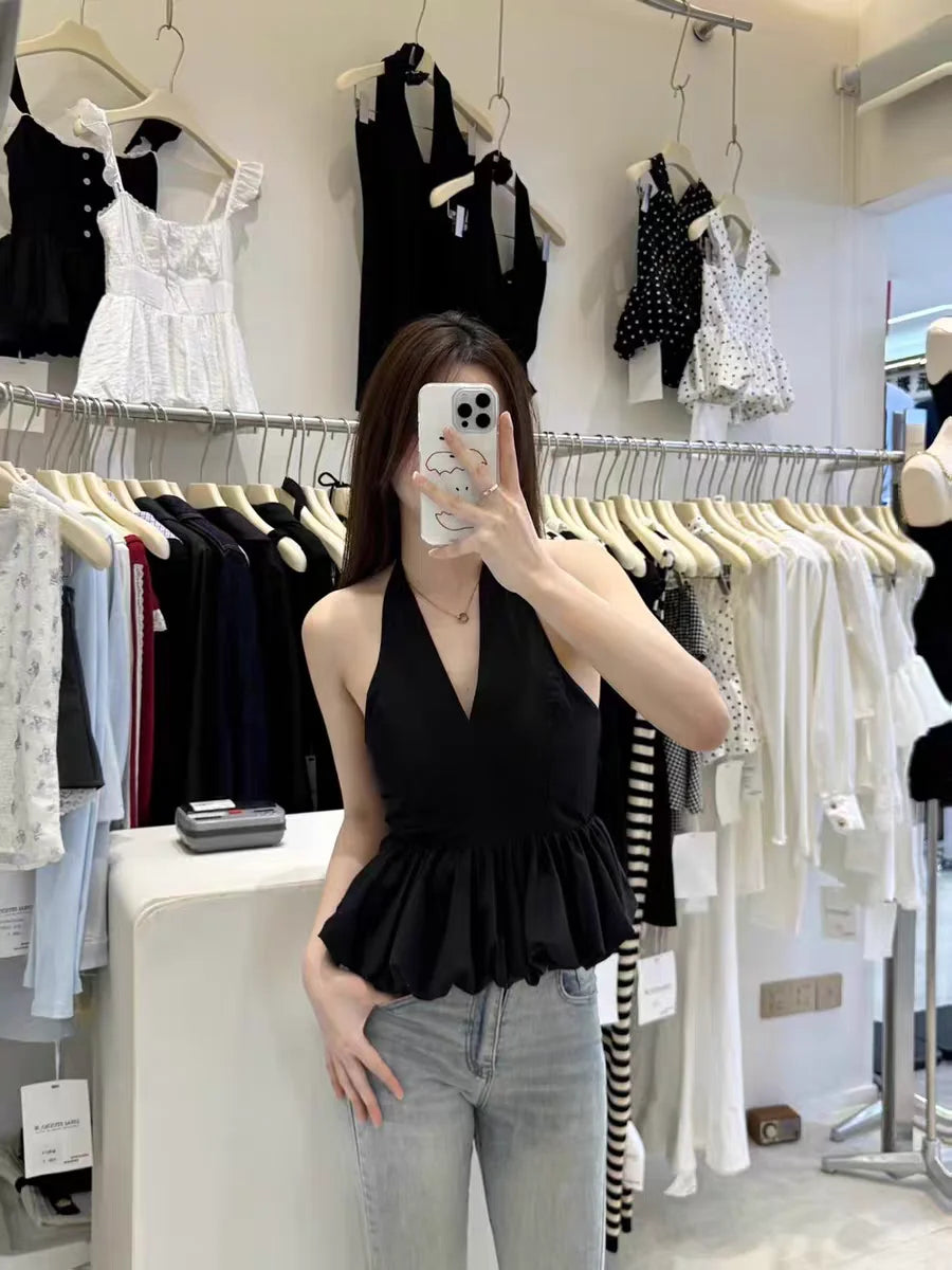 Halter Top With Build-in Bra