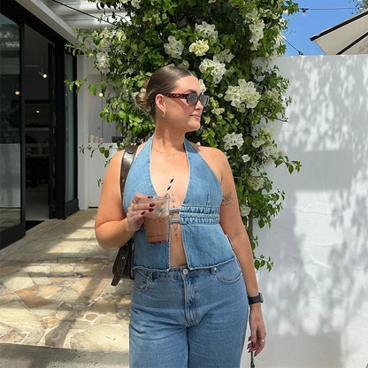 Denim Top Brand Mini