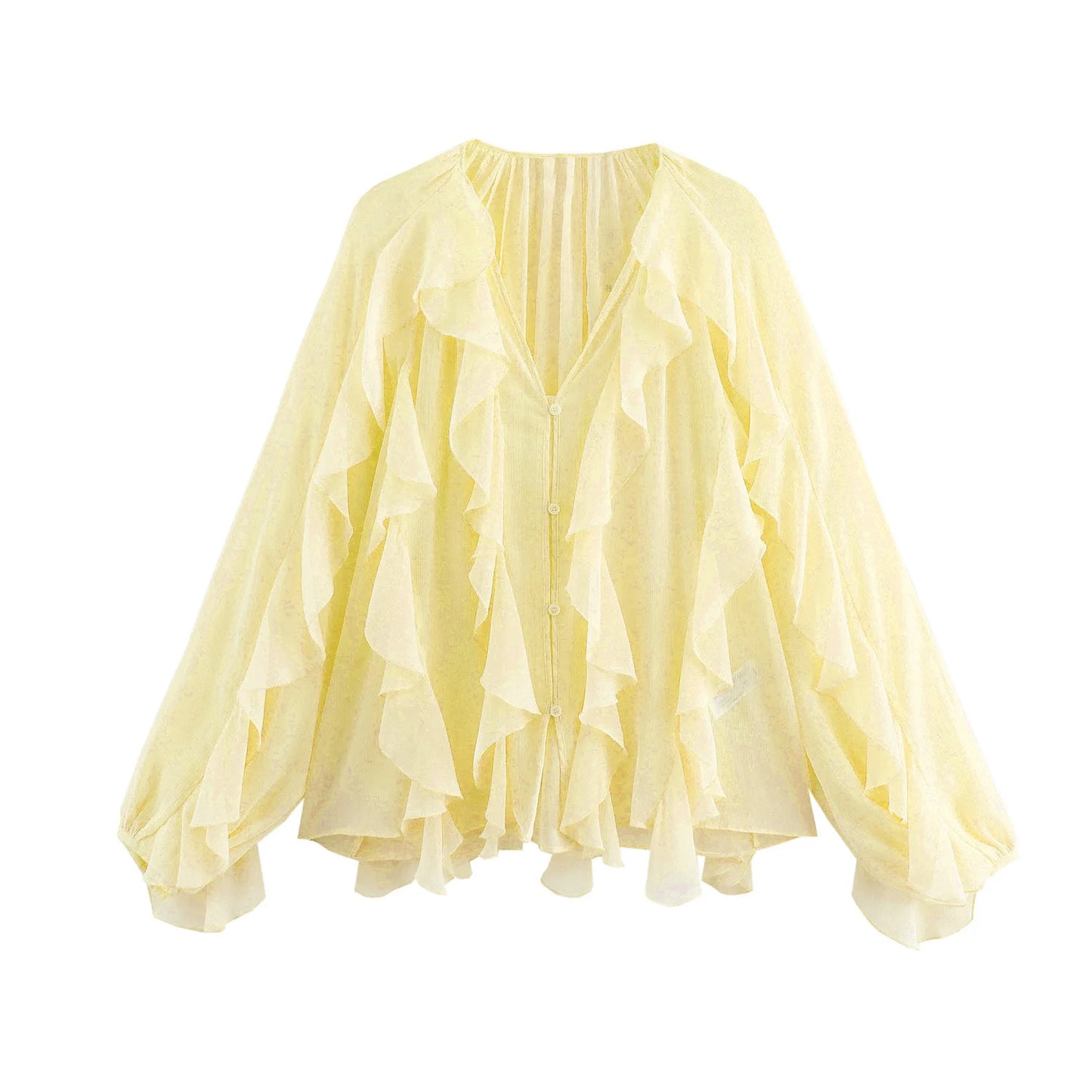 Summer Ruffle frills Top