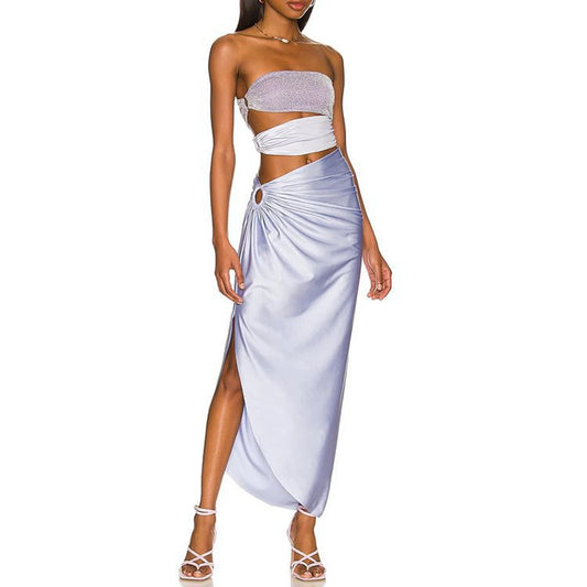Elegant Cut Out Smimsuit and Coverup