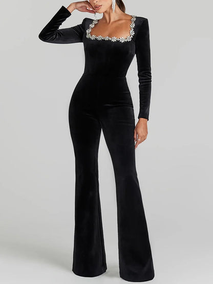 NAdine Merabi Jumpsuit velvet
