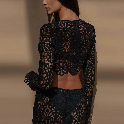 Lace skirt set