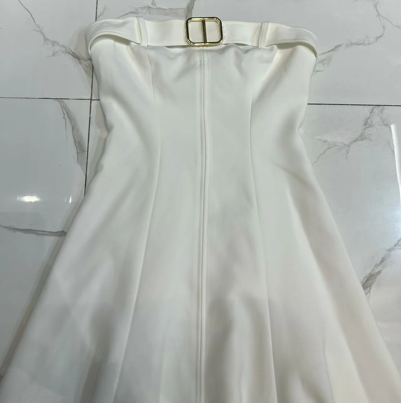 Women strapless maxi dress Elegant Fashion long dress - Shellss