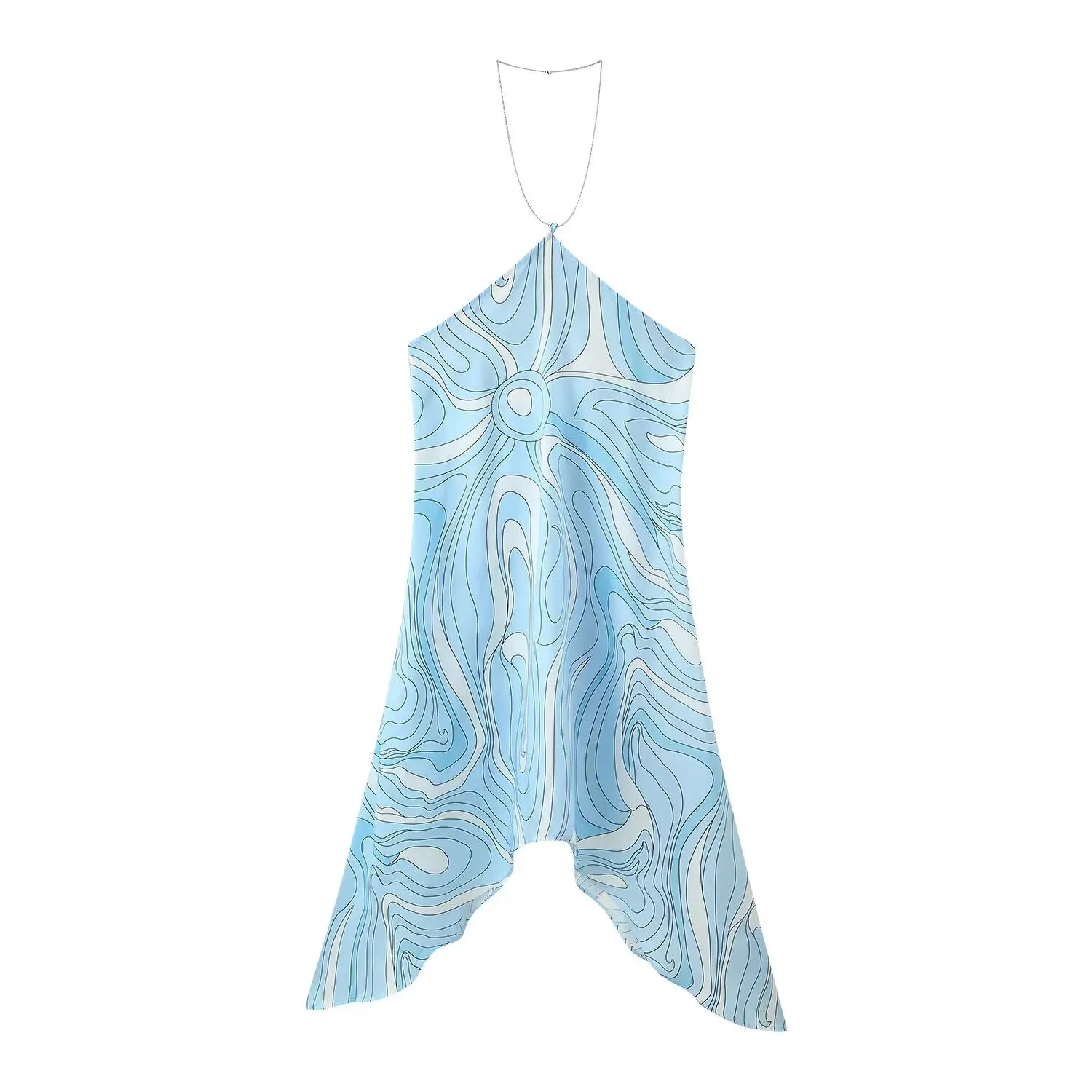 Pucci Halter Long Loose Dress